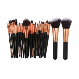 Professional 22PCS Makeup Brush Set Foundation Brow Bronzing Eye Shadow Liner Cosmetics Brush Kit
